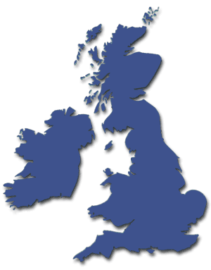UK map - forklift training prices