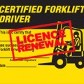 Forklift Licence Renewal