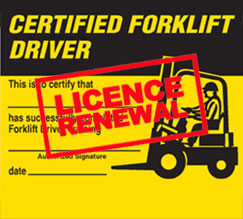 Forklift Licence Renewal